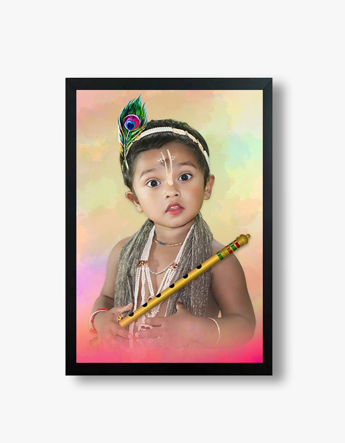 Oil Paint Photo Frame