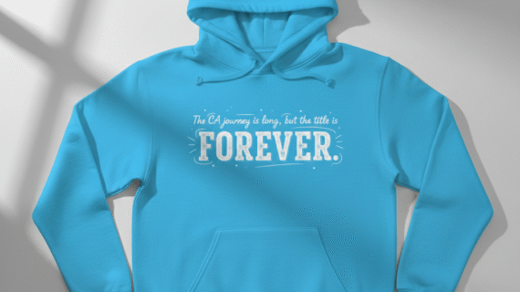 Motivational CA Hoodie Baby Blue